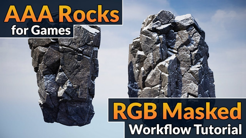 [Artstation] AAA Rocks for Games - RGB Masked Work_0.png